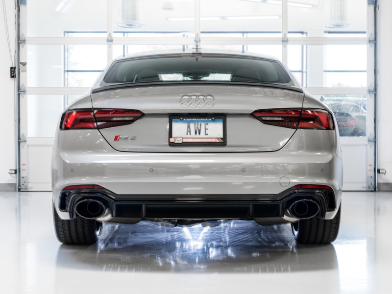 Audi RS 5 Performance Exhaust - AWE Tuning - Cat-Back Touring Edition - Diamond Black - `20-`27